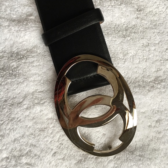 Chanel CC Calfskin Black Belt Like New Condition - Picture 8 of 11